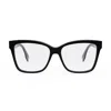 Fendi Fe50117i Ff Diamonds 001 Nero Glasses In Black