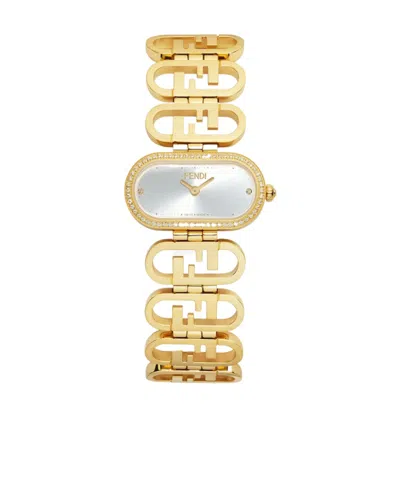 FENDI FENDI O'LOCK FF CHAIN LINKED WATCH