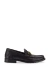 Fendi Men  O' Lock Leather Loafer With Ff Insert In Black