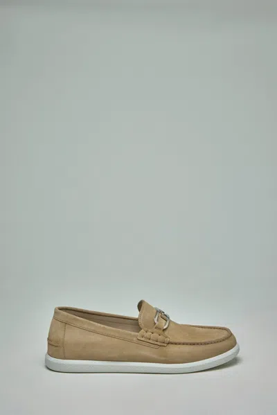 Fendi O'lock Loafer In Brown