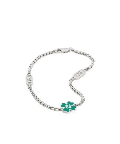 Fendi Silver-coloured Bracelet In White