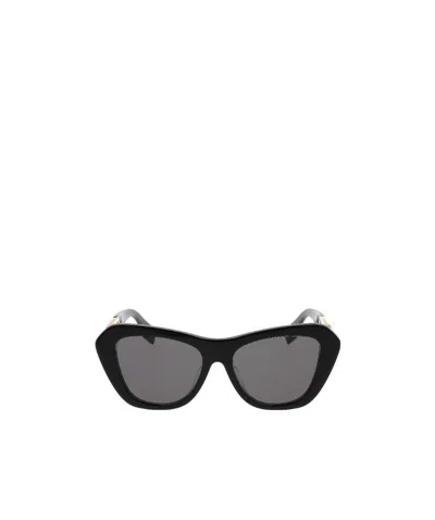 Fendi O'lock Logo Sunglasses In Black