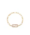 Fendi Gold-coloured Metal And Beige Leather Choker In Yellow