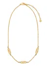 Fendi O'lock Necklace In Gold