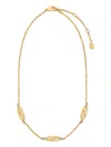Fendi O'lock Necklace In Gold