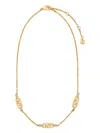 Fendi Olock Necklace In Gold