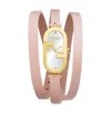 Fendi 14.80 X 28.30 Mm - Oval Watch With Olock Logo In Pink