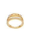 Fendi O'lock Ring In Gold
