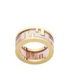 Fendi Gold-coloured Ring In Yellow