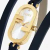 Fendi O'lock Vertical Clock Watch In Multi