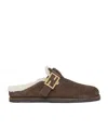 Fendi Open-heel Muller Shoes In Brown