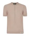 Fendi Wool Mesh Jumper In Nude