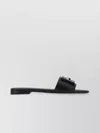 Fendi Baguette Leather Flat Sandals