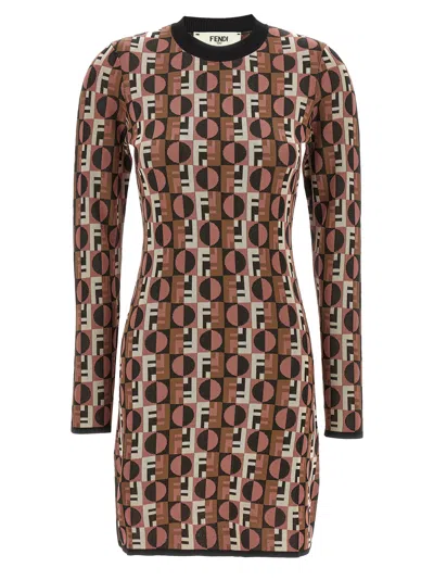 FENDI FENDI OPTICAL DRESSES PINK