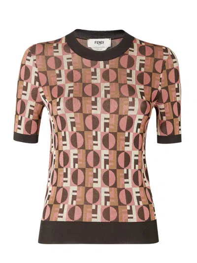 FENDI FENDI OPTICAL T-SHIRT CLOTHING