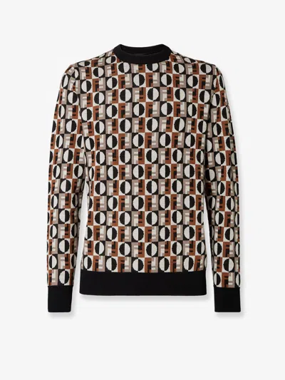 FENDI OPTICAL WOOL SWEATER