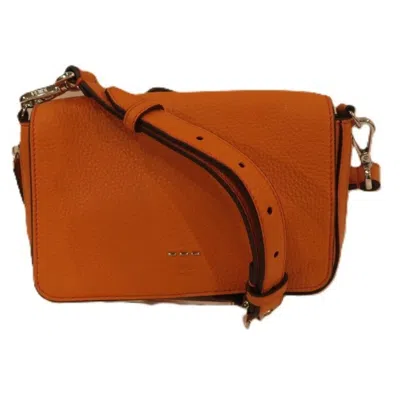 Pre-owned Fendi Orange Leather Shoulder Bag ()