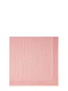 Fendi Ff Silk And Wool Shawl Accessories In Pink