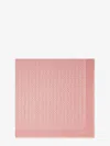 Fendi Ff Silk And Wool Shawl Accessories In Pink
