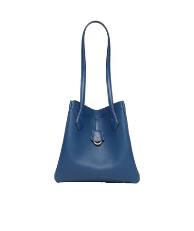Fendi Origami Mini Bucket Bag In Blue