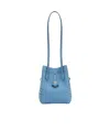 Fendi Women's Mini Origami Bucket Bag In Blue