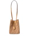 Fendi Origami Mini Ff Jacquard & Leather Shoulder Bag