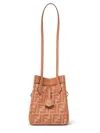 Fendi Origami Shoulder Bag In Brown