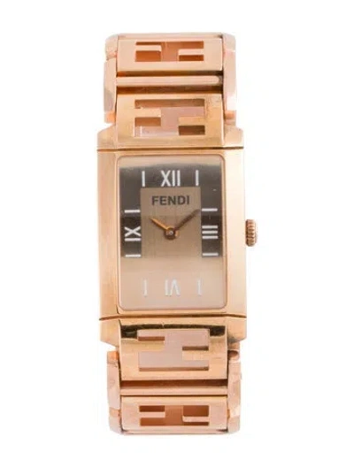 Pre-owned Fendi Orologi Watch, 24mm In Multi