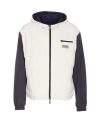 Fendi Logo-patch Reversible Jacket In Neutrals