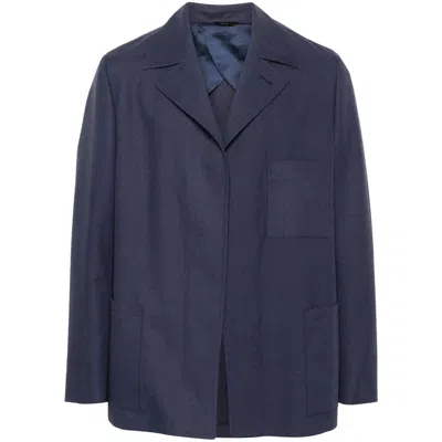 Fendi Outerwears In Blue
