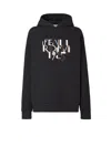 Fendi Women Oversize Cotton Sweatshirt In Black