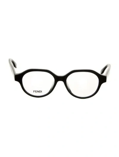 Pre-owned Fendi Oversize Eyeglasses In Brown