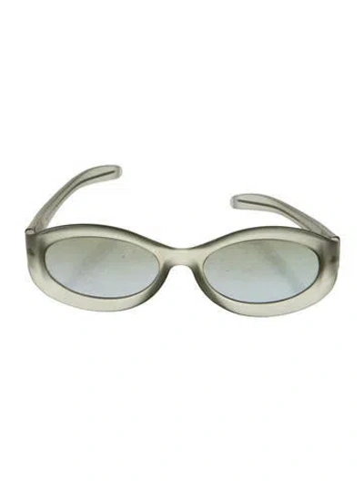 Pre-owned Fendi Oversize Gradient Sunglasses In Blue
