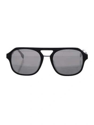 Pre-owned Fendi Oversize Tinted Sunglasses In Black