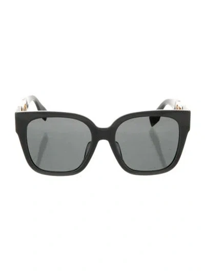 Pre-owned Fendi Oversize Tinted Sunglasses In Gray