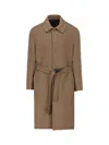 FENDI FENDI OVERSIZED REVERSIBLE TRENCH COAT