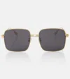 Fendi Oversized Square Sunglasses In Black
