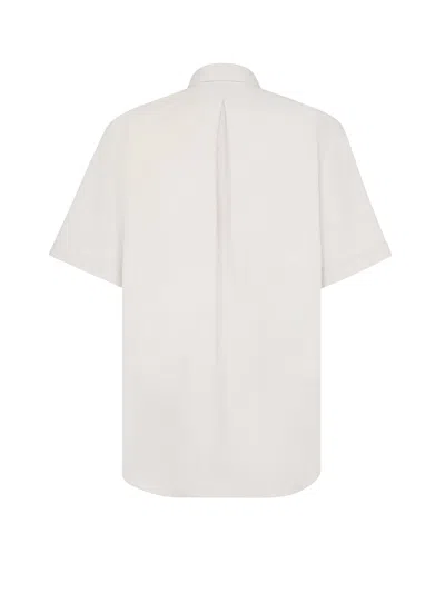 Fendi Oxford Shirt In Beige