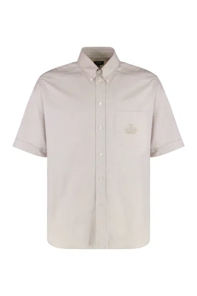 Fendi Oxford Shirt In Cotton In Multi