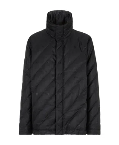 Fendi Padded Jacket In Black