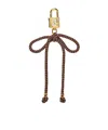 Fendi Padlock Charm In Black