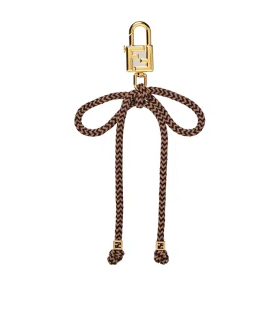 Fendi Padlock Charm In Multi