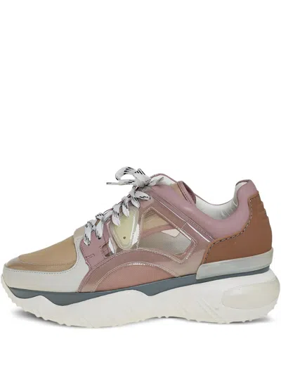 Pre-owned Fendi Panelled Sneakers
