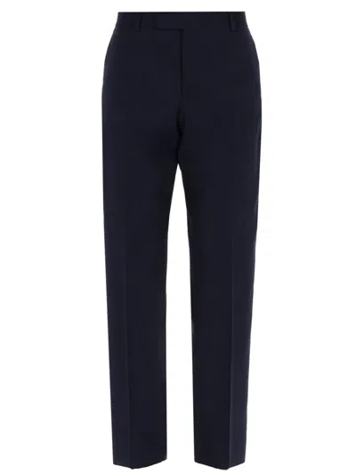 Fendi Pantalone In Tela Di Lana In Blue