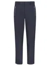 Fendi Pantaloni In Cotone Tecnico Blu In Blue