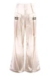 Fendi Woman Pants Blush Size 8 Viscose In Beige