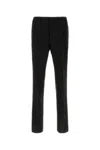 Fendi Cotton And Hemp Blend Trousers. In Black