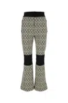 Fendi Pantalone In Nylon Stretch Nero  Donna In Black