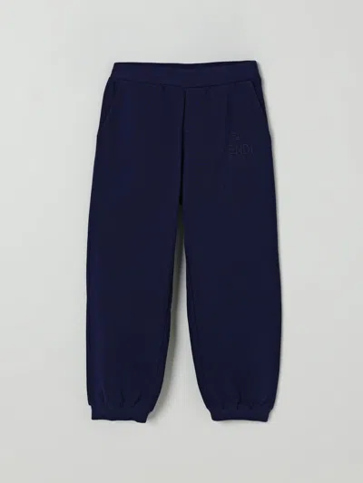 Fendi Kids' Hose  Kinder Farbe Navy In Brown