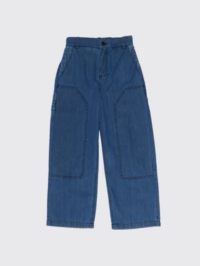 Fendi Pants Kids In Blue